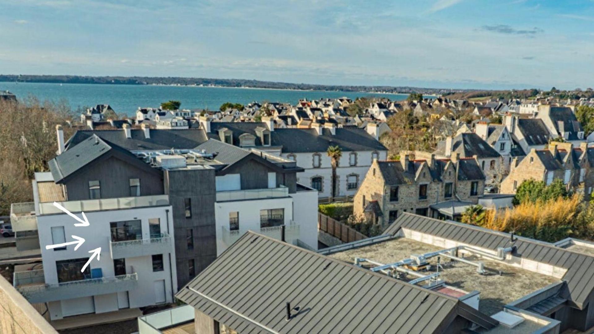 Les Reflets De Rivage Avec Garage Privatif - 350M Plage Concarneau Bagian luar foto